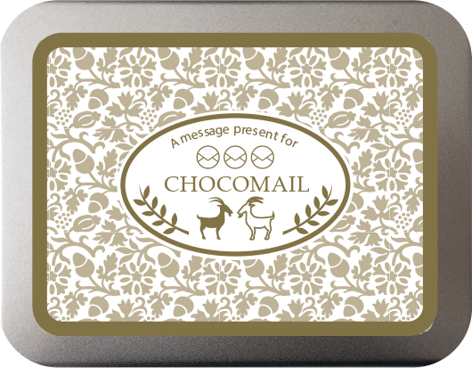 ホワイト＆ゴールド　黒ヤギ白ヤギ